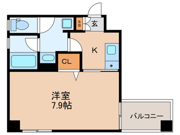 Ｆ．ＣＲＯＳＳ　ＥＢＩＳＵの物件間取画像